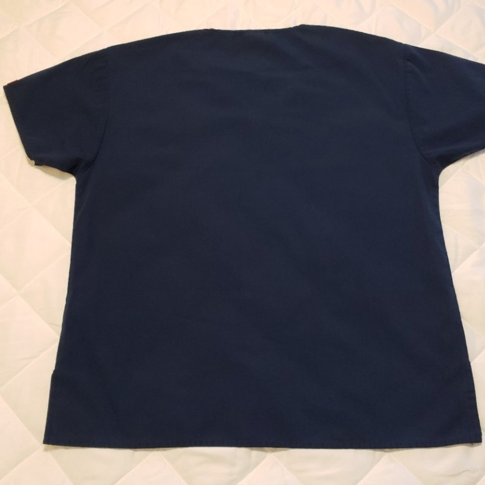 Dickies M Scrub Top- Navy Blue - Picture 8 of 9
